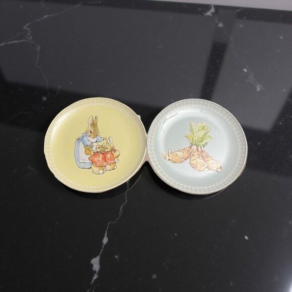 2 Pottery Barn Beatrix Potter Peter Rabbit Plates 9” - Picture 1 of 6